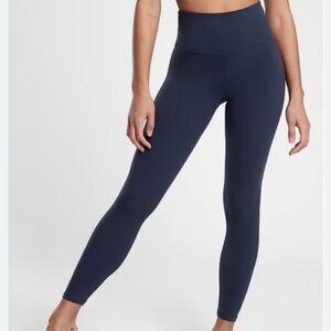 Athleta Elation Ultra High Rise 7/8 Leggings in Navy